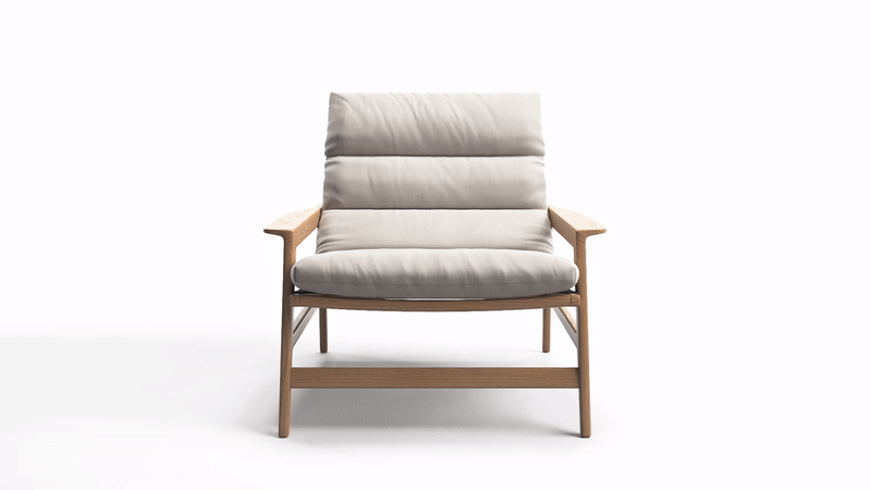 Preview 3D Rendering for a Chair 360 View