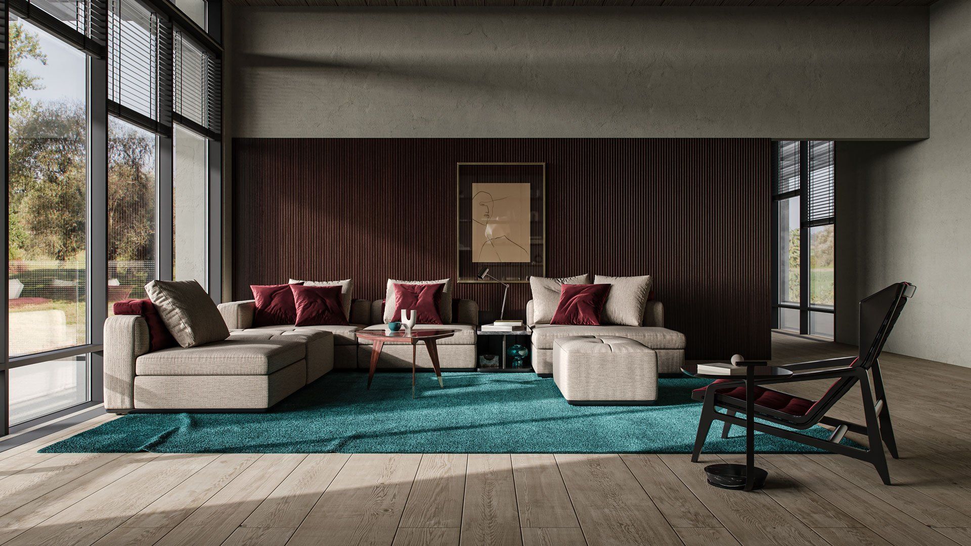 Lifestyle 3D furniture render