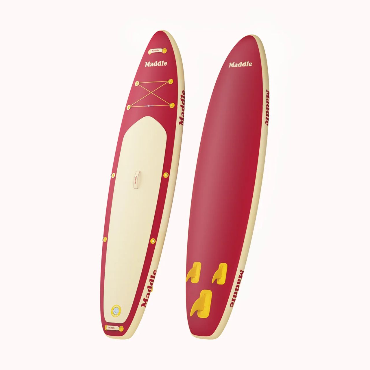Photoreal 3D product visualization of a paddleboard, showcasing photorealistic rendering and custom 3D modeling.