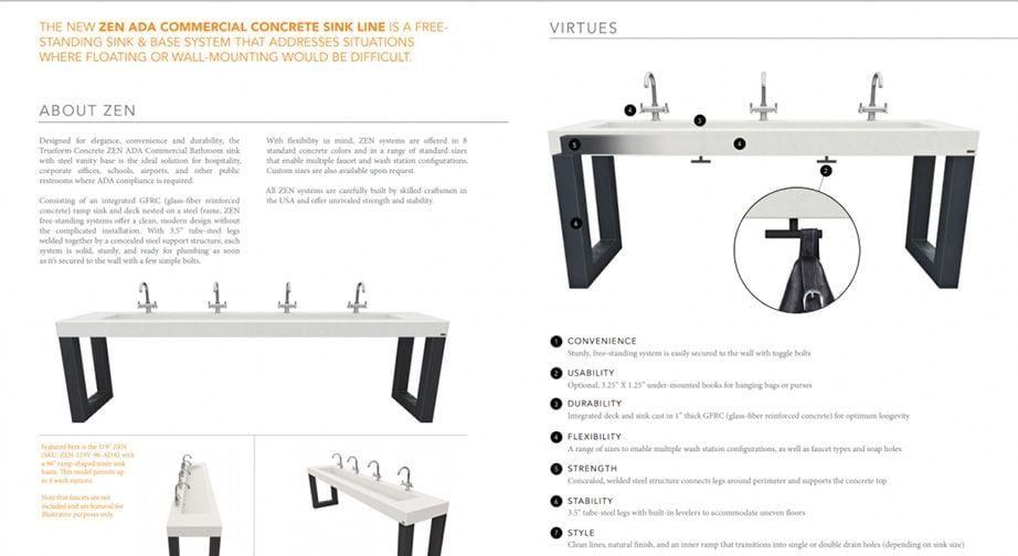 Vanity Design Renders and Specifications