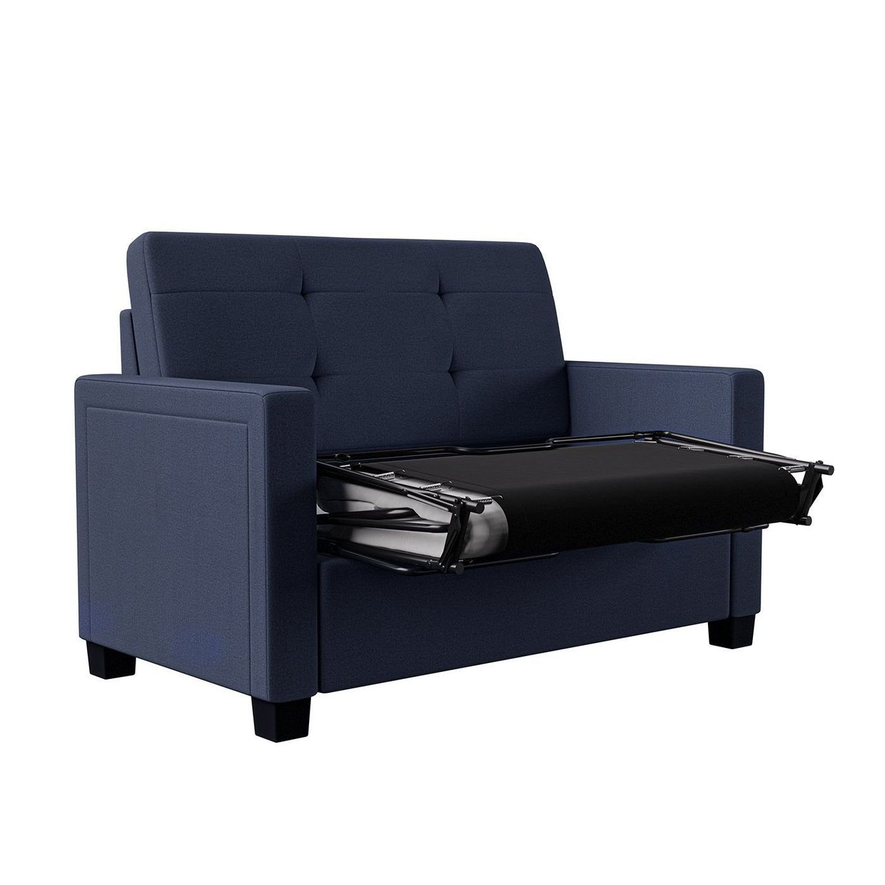 3D model of a sofa bed showcasing realistic product rendering and 3D product visualization
