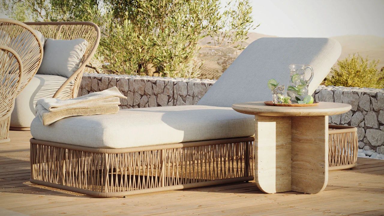 3D Deck Chair Lifestyle Visualisation
