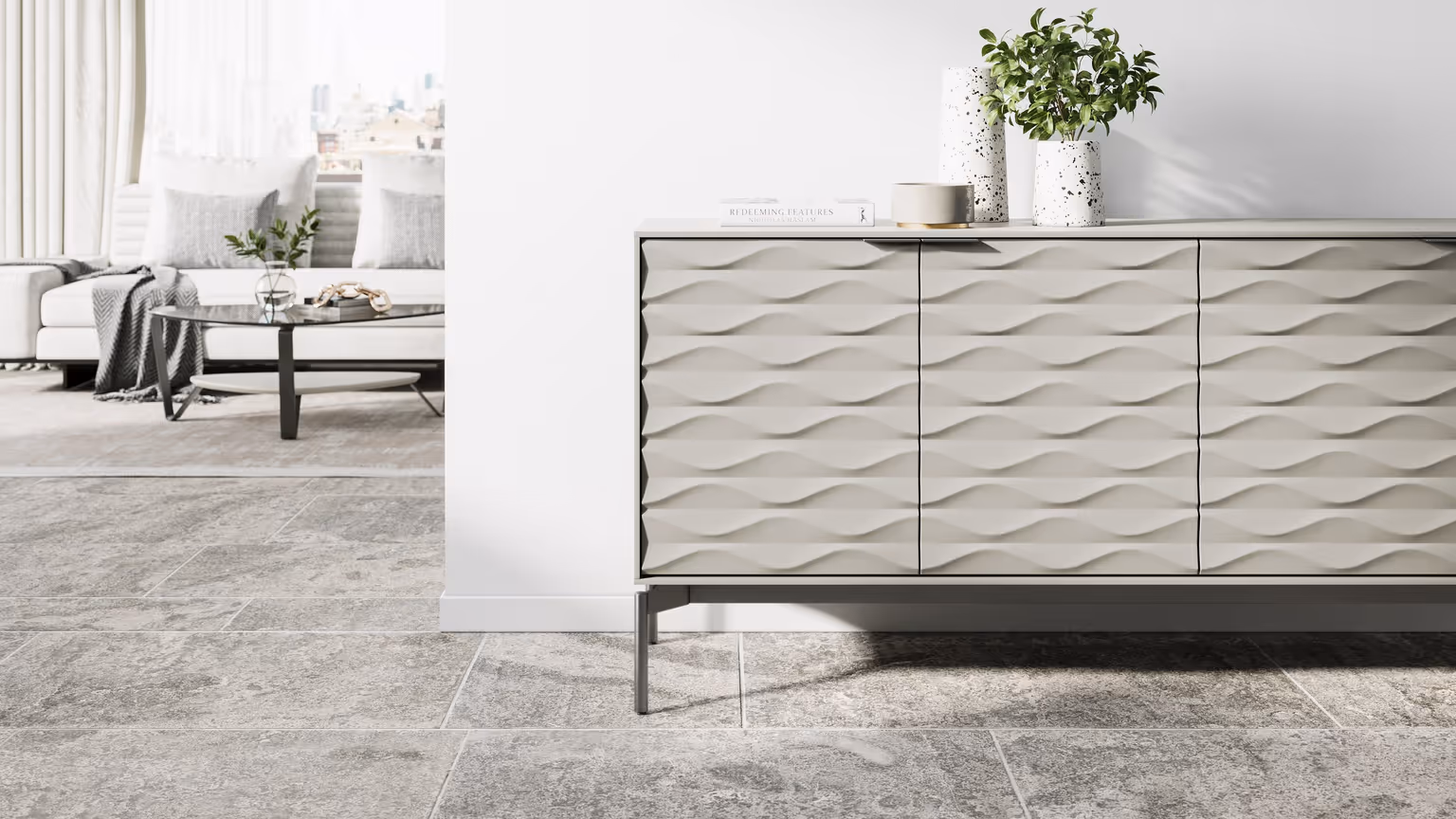 White Media Console CGI