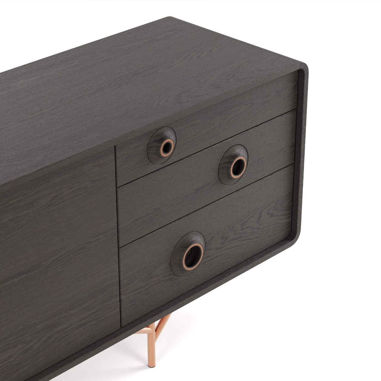 3D rendered image of a modern cabinet showcasing realistic product rendering and 3D product visualization