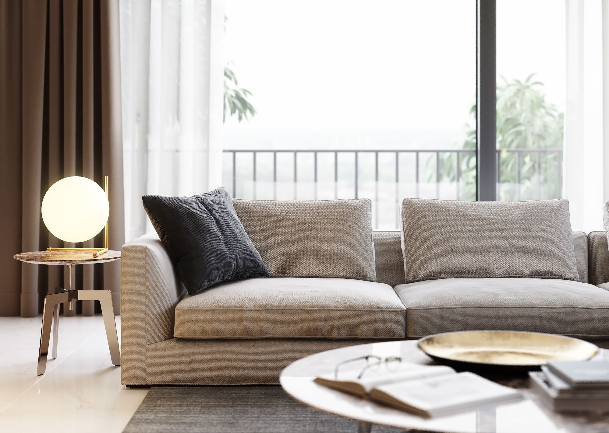 Sofa Close Up Renders