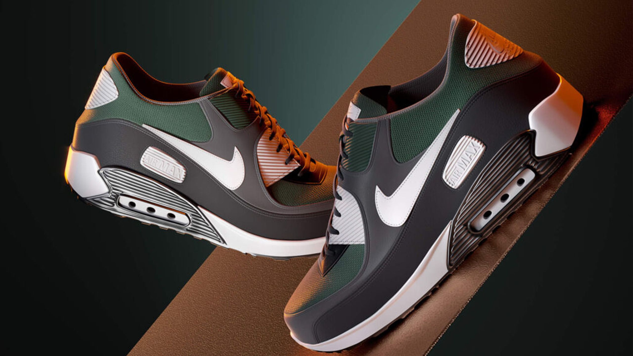 3D product model and rendering of sneakers