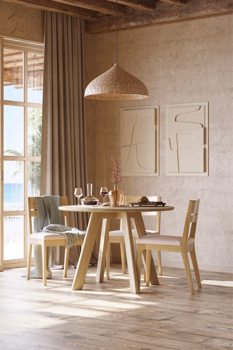 Lifestyle CGI for a Dining Furniture Set