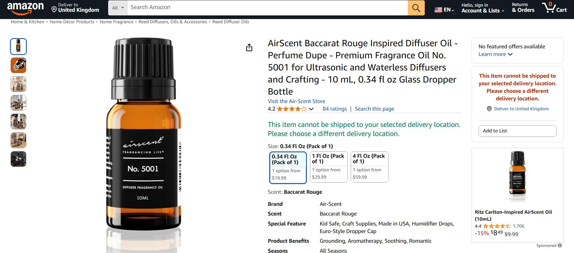 Fagrance CGI for Alpha Aromatics Amazon