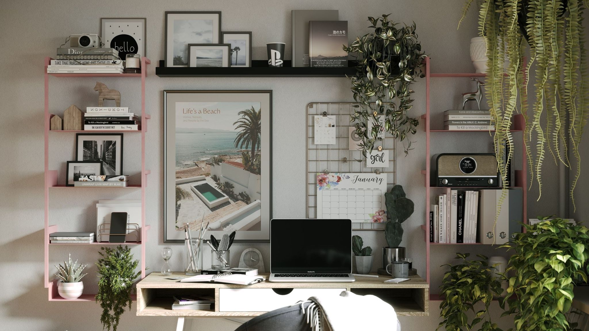 Desk 3D Animation