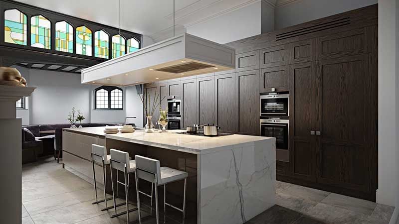 An Image of Modern Kitchen 3D Lifestyle