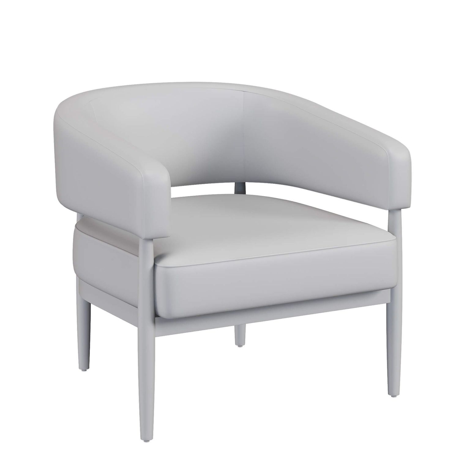 Grey-Scale Chair 3D Model