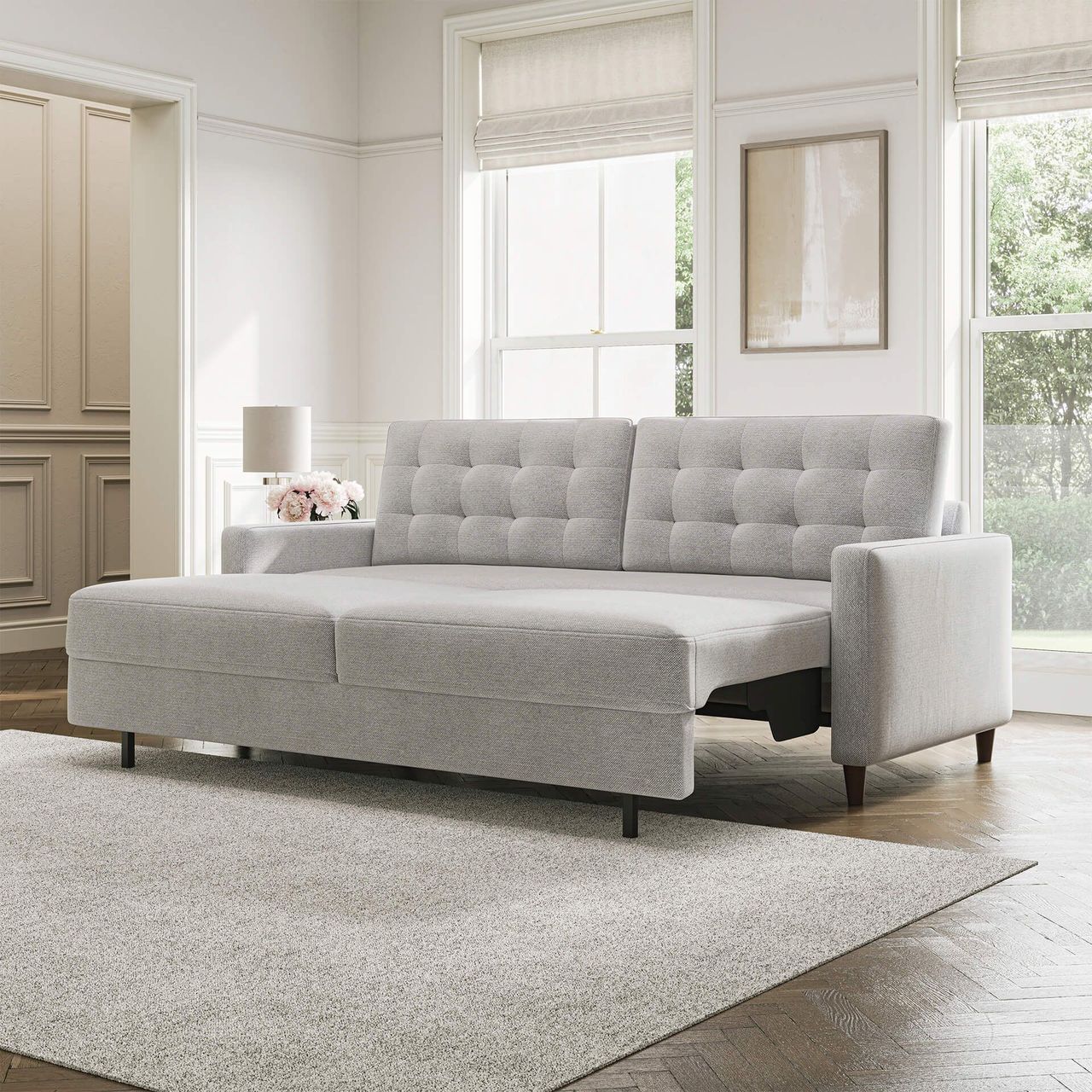 Unfolded Sofa Lifestyle Rendering