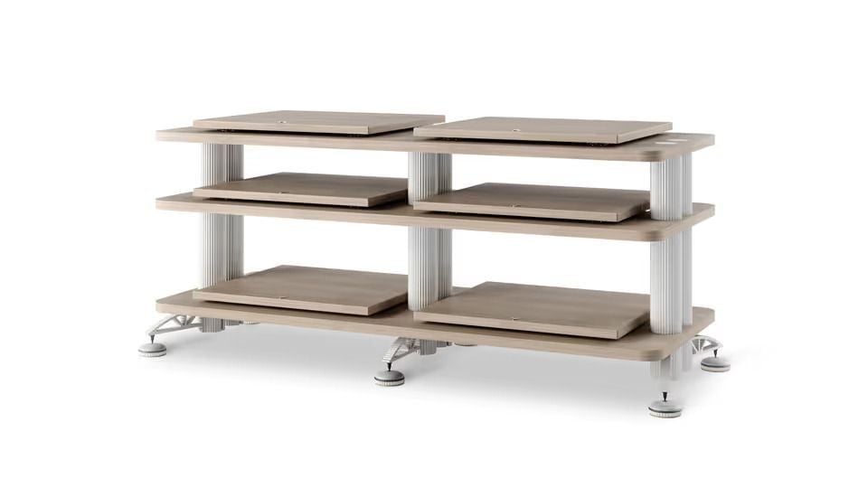 White Product Background CGI of Shelving