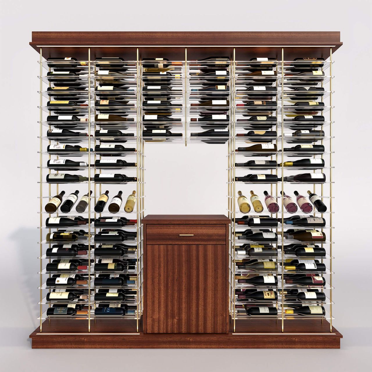 Wine Storage Silo Product 3D Rendering